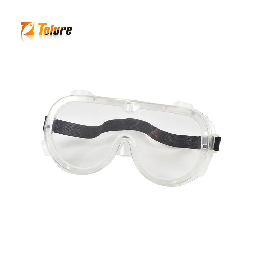 TOLU 안전 고글 안티 스플래시 방진 작업 실험실 안경, 눈 보호, 산업 연구 안전 안경, 투명 렌즈